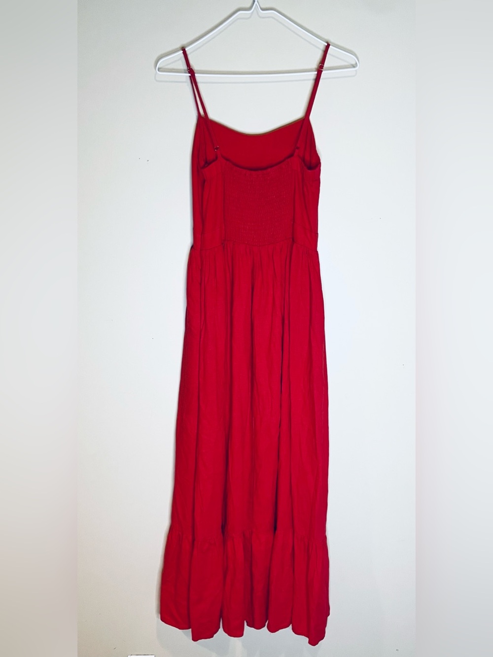 Vici Red Maxi Dress with Spaghetti Straps - Picture 5 of 13
